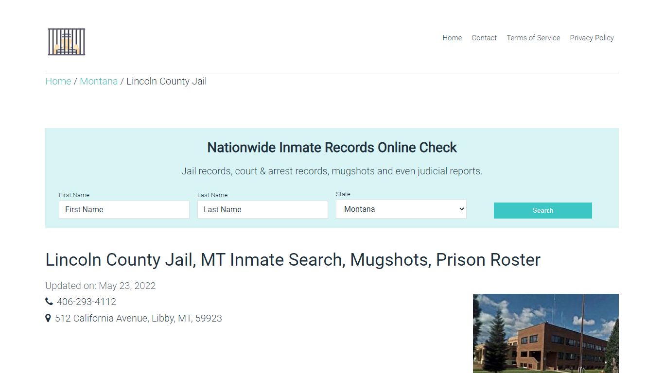 Lincoln County Jail, MT Inmate Search, Mugshots, Prison Roster